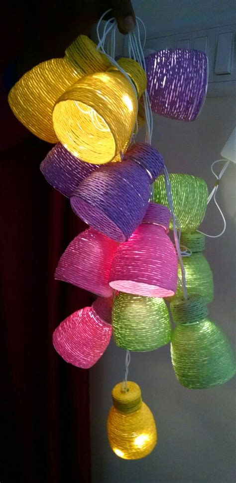Recycled Plastic Bottles Into A String Of Lights Total Waste