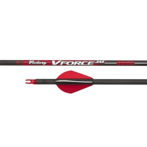 Victory Vforce Sport Arrow Fletched With Blazer Vanes 6 Pack