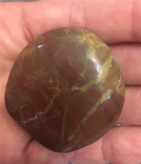 Quality Large Red Picasso Jasper Palm Stone For Sale Large Etsy