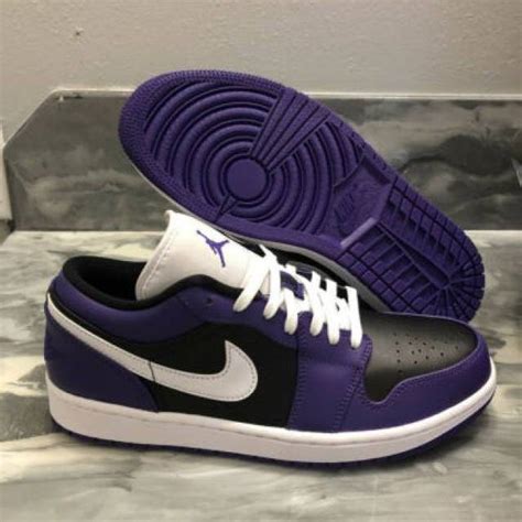 Nike Air Jordan 1 Low Court Purple Black White 60 Off For Sale Patron