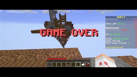 Minecraft Hypixel Pt 3 Skywars And The Bridge Youtube