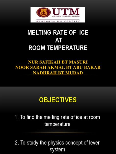 Melting Of Ice At Room Temperature Ice Lever