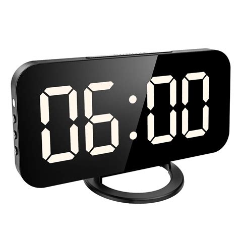 Buy Keekit Digital Led Alarm Clock Large 65 Mirror Surface Alarm
