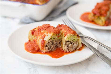 Stuffed Cabbage Rolls Recipe With Ground Beef And Rice