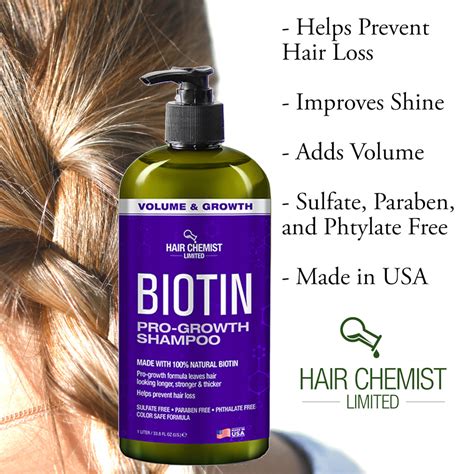 Hair Chemist Biotin Pro Growth Shampoo 338 Oz Hair Chemist