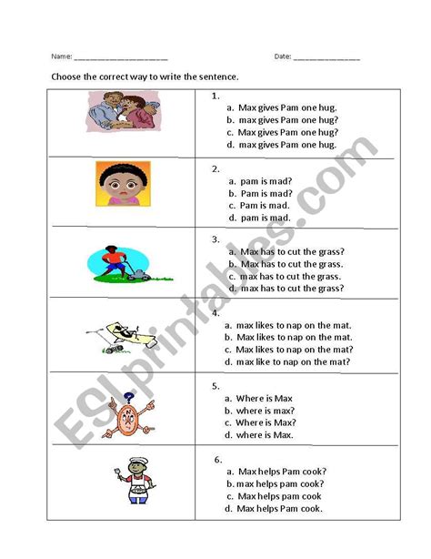 Jack has got a headache. Correct The Sentence Worksheet - Nidecmege