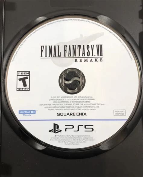 Final Fantasy Vii 7 Remake Intergrade Playstation 5 Ps5 Ff7 Disc