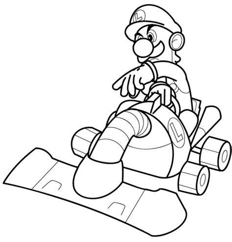 Mario kart 8 deluxe is an update to the classic mario kart games, bringing the series to the nintendo switch. Mario Kart Coloring Pages - Best Coloring Pages For Kids