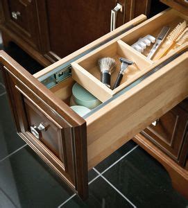 Shop mirrored and wood finishes, granite storage: Vanity Drawer Storage Kit | Vanity storage, Bathroom ...