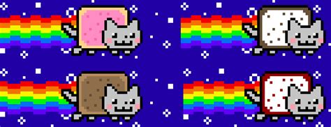 4 Nyan Cats 3 Pixel Art Maker