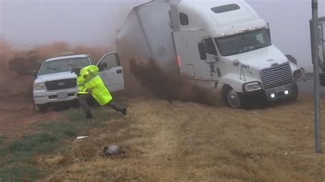 Texas Trooper Severely Injured In 18 Wheeler Crash Caught On Camera