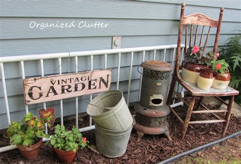 Changing Up My Junk Garden Vignettes And Plantings