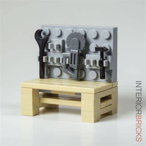 lego furniture garage workbench and tools custom set w instructions… lego furniture lego