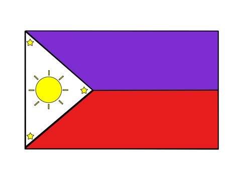 Drawing Of Philippine Flag Templates Printable Free