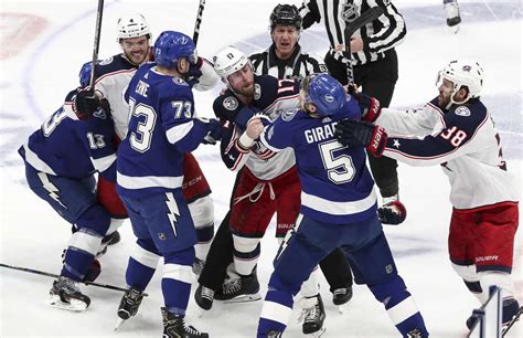 It includes players that have played at least one regular season or. Photos: Lightning takes on the Blue Jackets for the first round of the Stanley Cup Playoffs ...