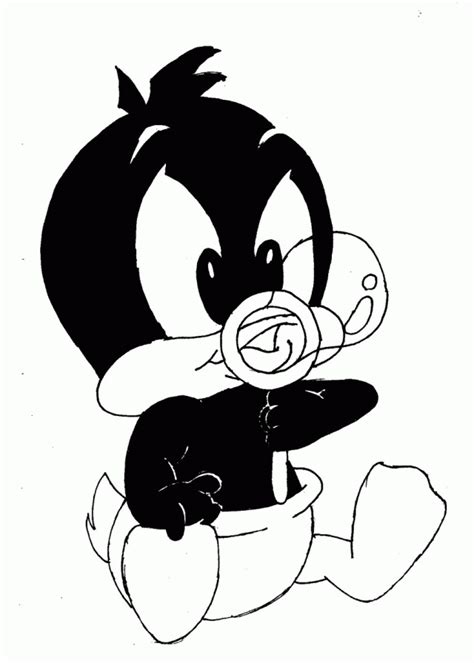 Baby Daffy Duck Coloring Pages Coloring Home