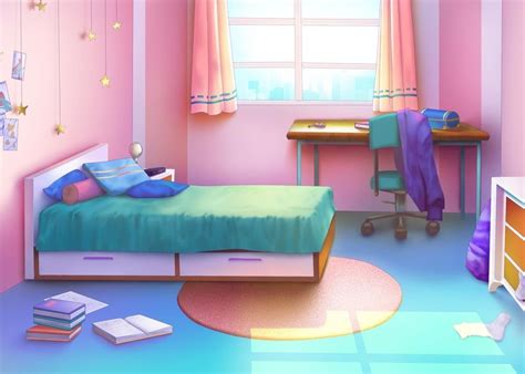Cute Anime Bedroom Wallpapers Wallpaper Cave