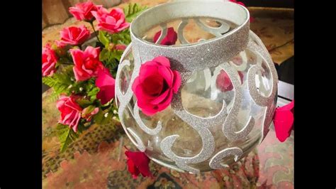 How To Decorate Glass Easy Glass Jar Decor With Flowers Beautiful
