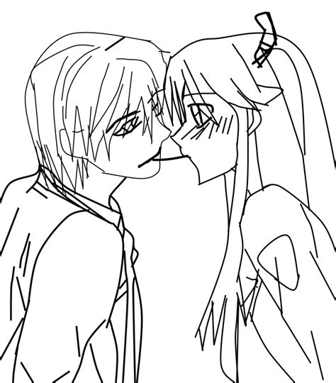 Cute Anime Couple By Xflowerofhellxx On Deviantart