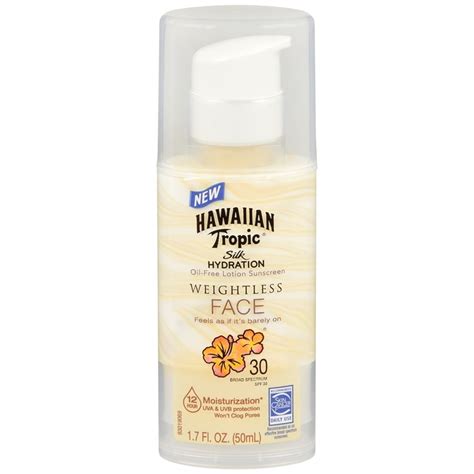 Hawaiian Tropic Silk Weightless Face Sunscreen Spf 30 17 Oz Medcare Wholesale Company For