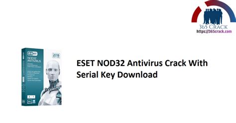 Eset Nod32 Antivirus 170120 Crack With Serial Key 2023 365crack