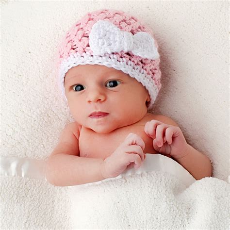 Newborn Baby Hat Baby Girl Beanie Infant By Bellebabyboutique