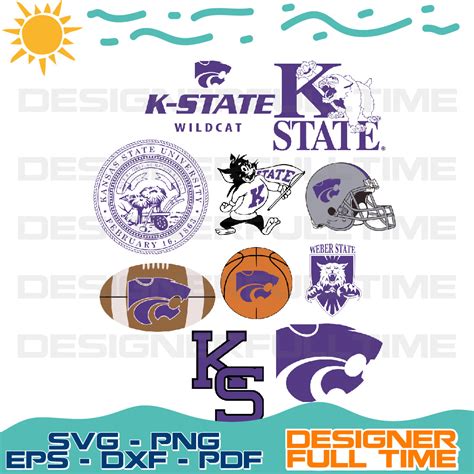Kansas State Wildcats Logo Bundle File Svg Sport Svg Sport Inspire