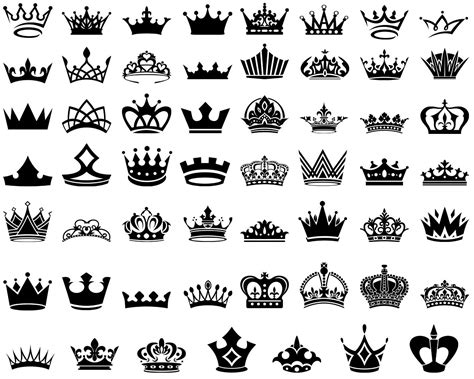 Crown Outline Svg Crown Svg King Svg Queen Svg Princess Etsy