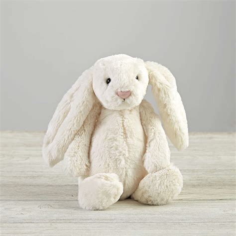 Jellycat White Bunny Stuffed Animal Reviews Crate And Barrel