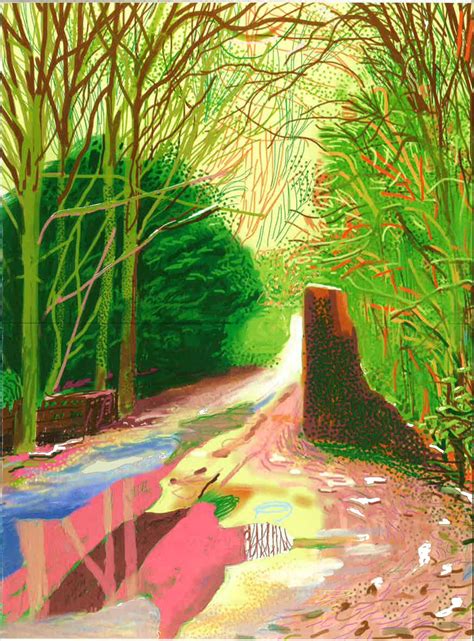 David Hockney The Arrival Of Spring 9 July 29 August 2014 Paisaje