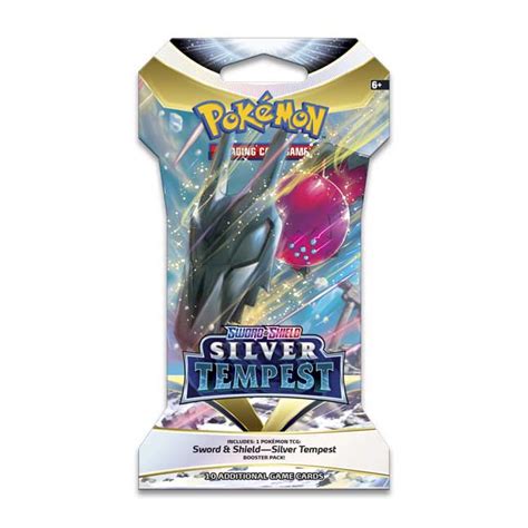 Pokémon Tcg Sword And Shield Silver Tempest Sleeved Booster Pack 10