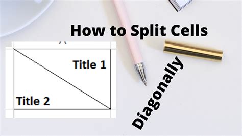 How To Split Cells Diagonally In Excel Step By Step Guide Excelnsg