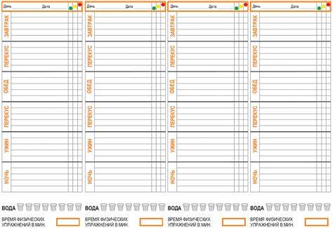 Календарь для лучшего начала диет