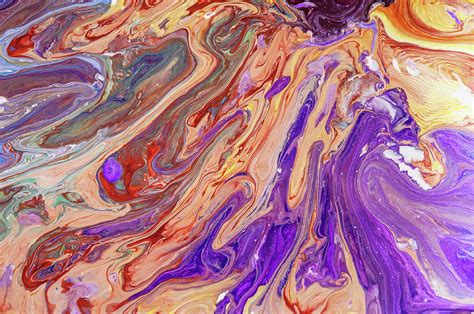 Liberation 1 Abstract Fluid Acrylic Pour Painting By