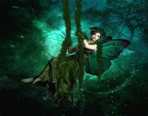 Beautiful Green Butterfly Fairies Photos Fairy Wallpaper Forest Fairy