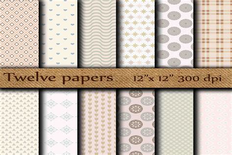 Scrapbook Papers Graphic By Twelvepapers · Creative Fabrica