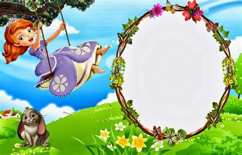 Vector floral background tarpaulin free vector download. Princesa Sofía: Invitaciones para Imprimir Gratis. | Ideas ...