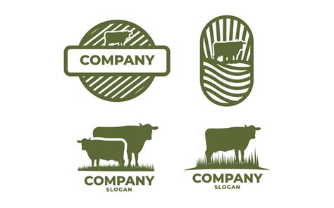 Cattle Farm Creator Logo Template 160437 Templatemonster