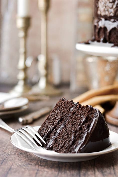 High Altitude Chocolate Fudge Cake With Ganache Icing Curly Girl Kitchen