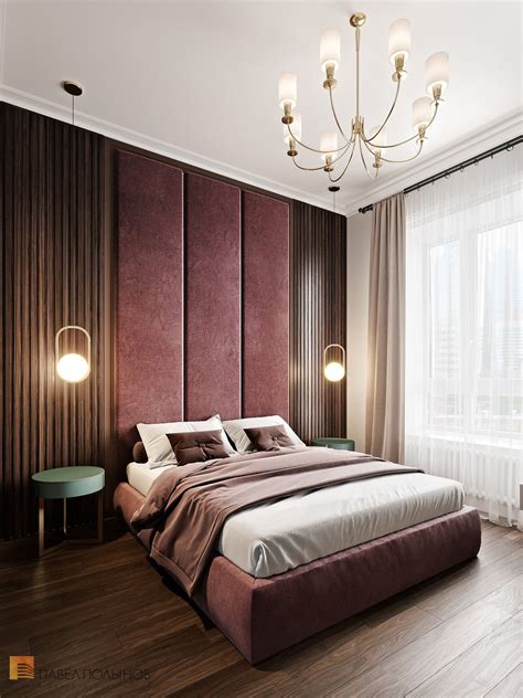 Фото дизайн интерьера спальни из проекта Квартира с стиле неоклассика