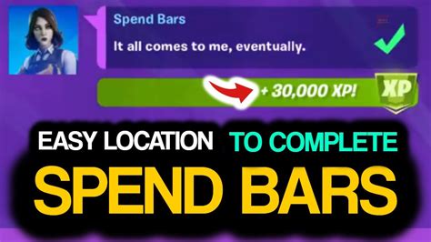 Easy Way To Complete Spend Bars Fortnite Youtube