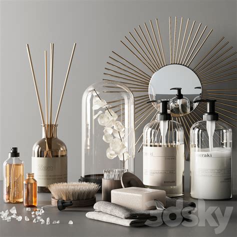 Shop for modern bathroom accessories and the best in modern furniture. 3d models: Bathroom accessories - Elegant bathroom accessories