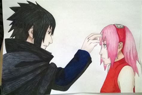 Drawing Sasuke And Sakura From Boruto — Steemkr