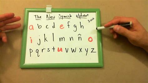 Es besteht aus 27 buchstaben ( . The New Spanish Alphabet - YouTube