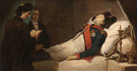 Représentation de napoléon 1e sur son lit de mort le 5 mai 1821 (image : Napoleon sur son lit de mort/Mauzaisse - Artist Artist en ...