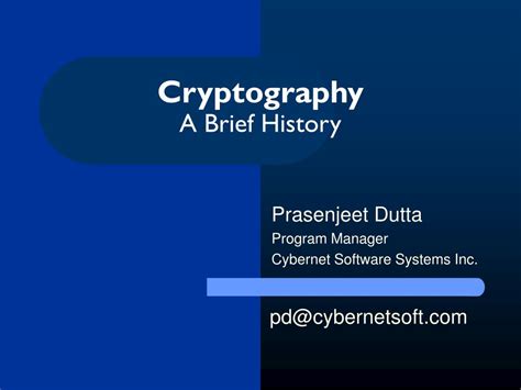 Ppt Cryptography A Brief History Powerpoint Presentation Free