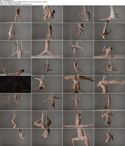 Magdalena Nude Anti Gravity Yoga