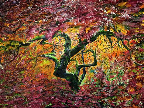 350 x 300 jpeg 51kb. Japanese Maple Canopy Painting by Terry R MacDonald