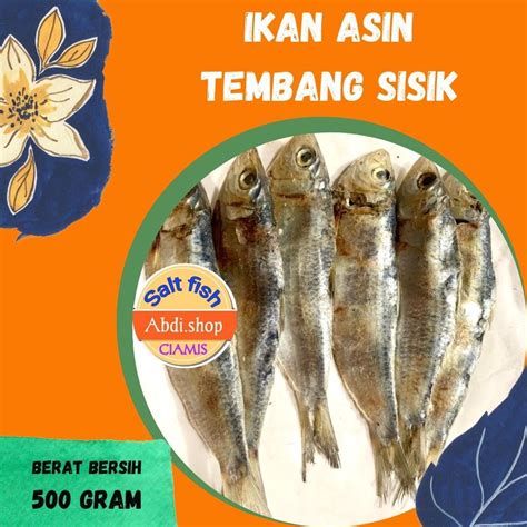 Jual Ikan Asin Tembang Sisik 500gr Murah Shopee Indonesia