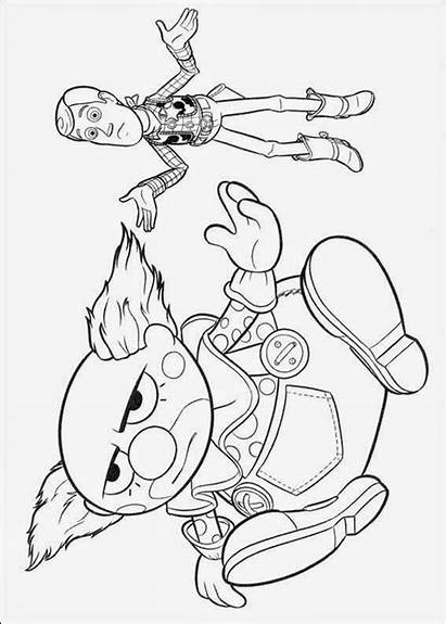 Story Toy Coloring Pages Printable Woody Toys